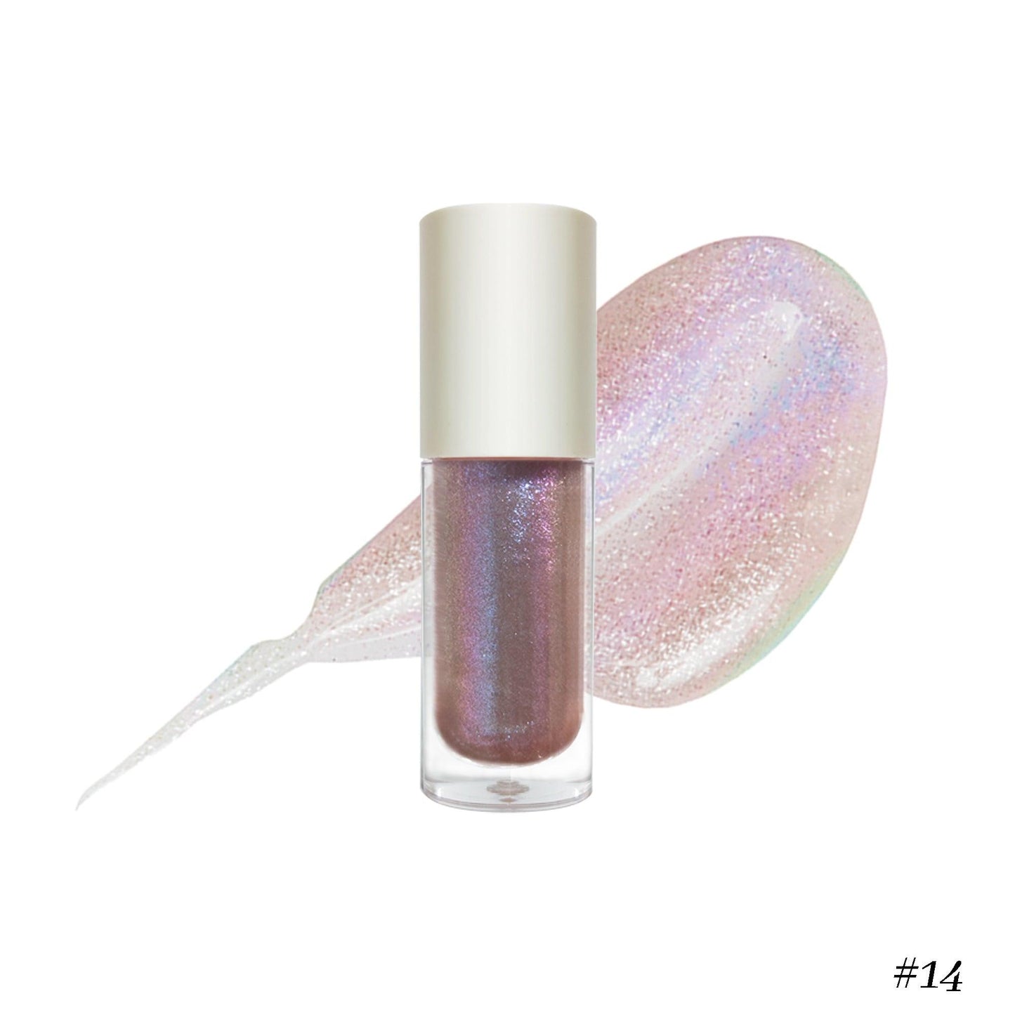 Nourishing Vegan Lip Gloss in Clear Pink for Irresistible Shine