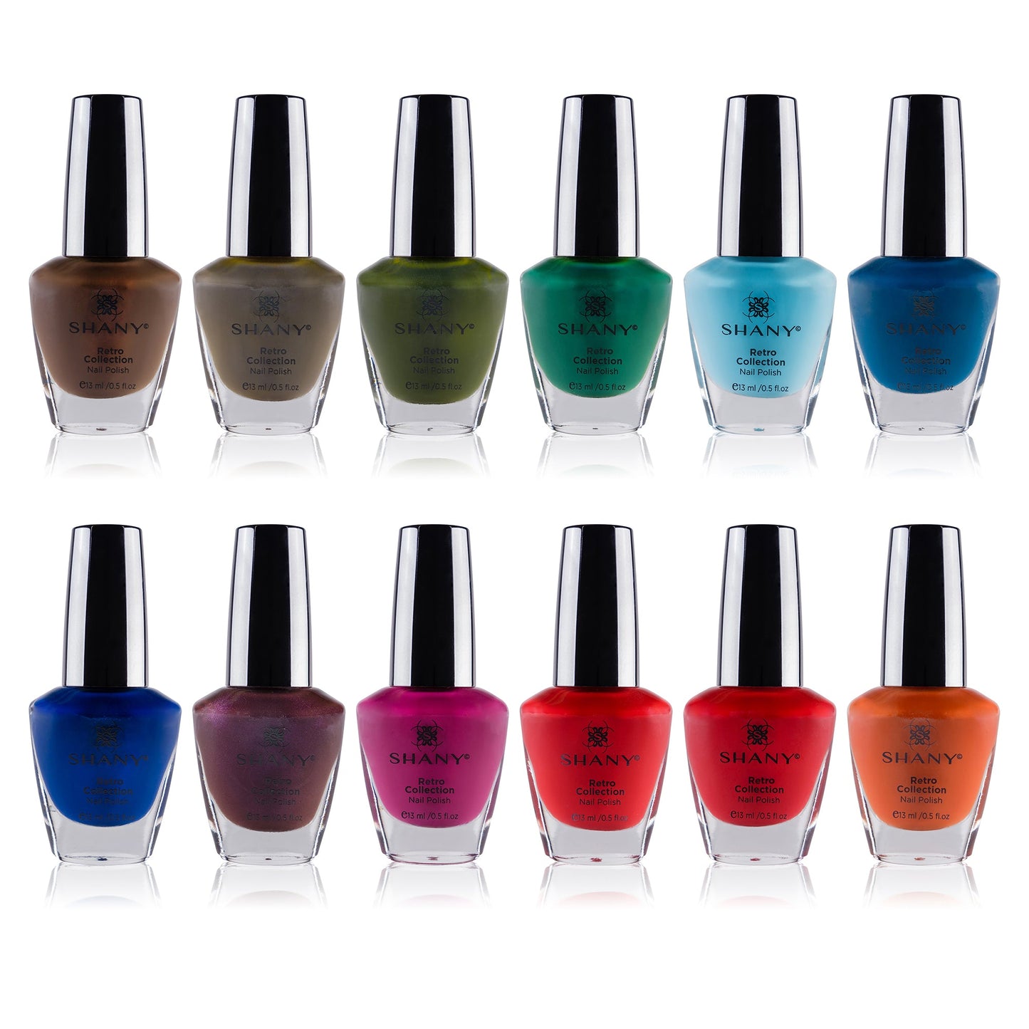 12 Colors DIY Trendy Nail Polish Set