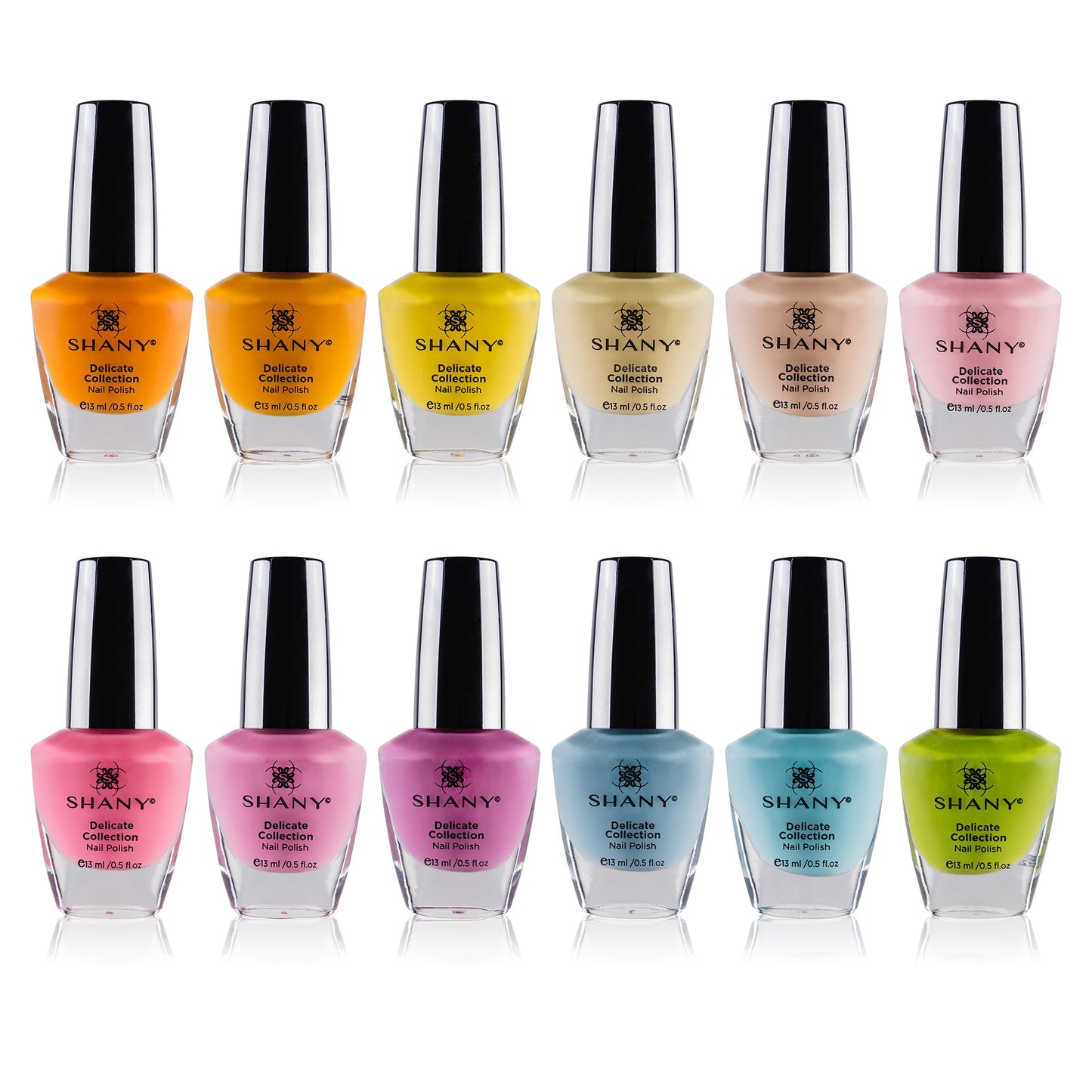12 Colors DIY Trendy Nail Polish Set