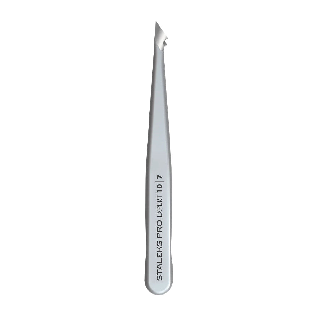 STALEKS - Eyebrow Tweezers Expert 10 Type 7 (Pointed Slant)- TE-10/7