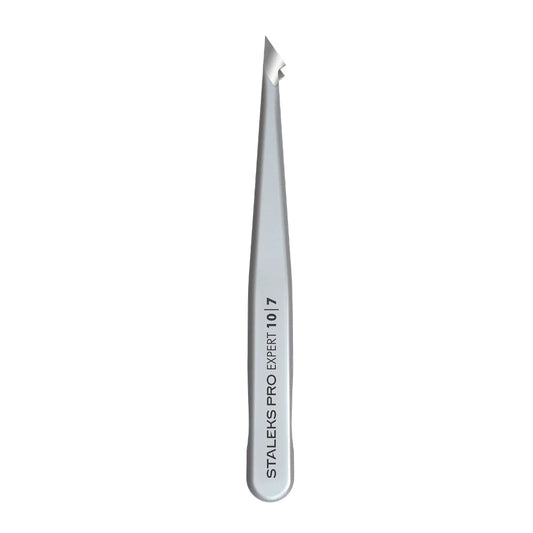 STALEKS - Eyebrow Tweezers Expert 10 Type 7 (Pointed Slant)- TE-10/7