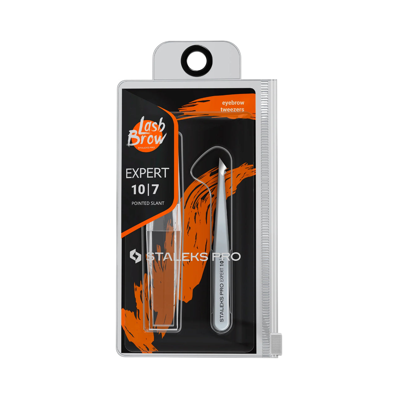 STALEKS - Eyebrow Tweezers Expert 10 Type 7 (Pointed Slant)- TE-10/7