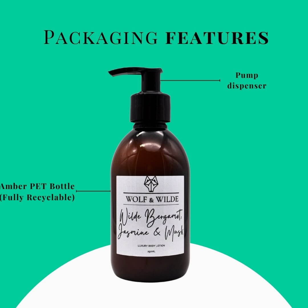 Wilde Bergamot Jasmine & Musk Luxury Body Lotion 250ML
