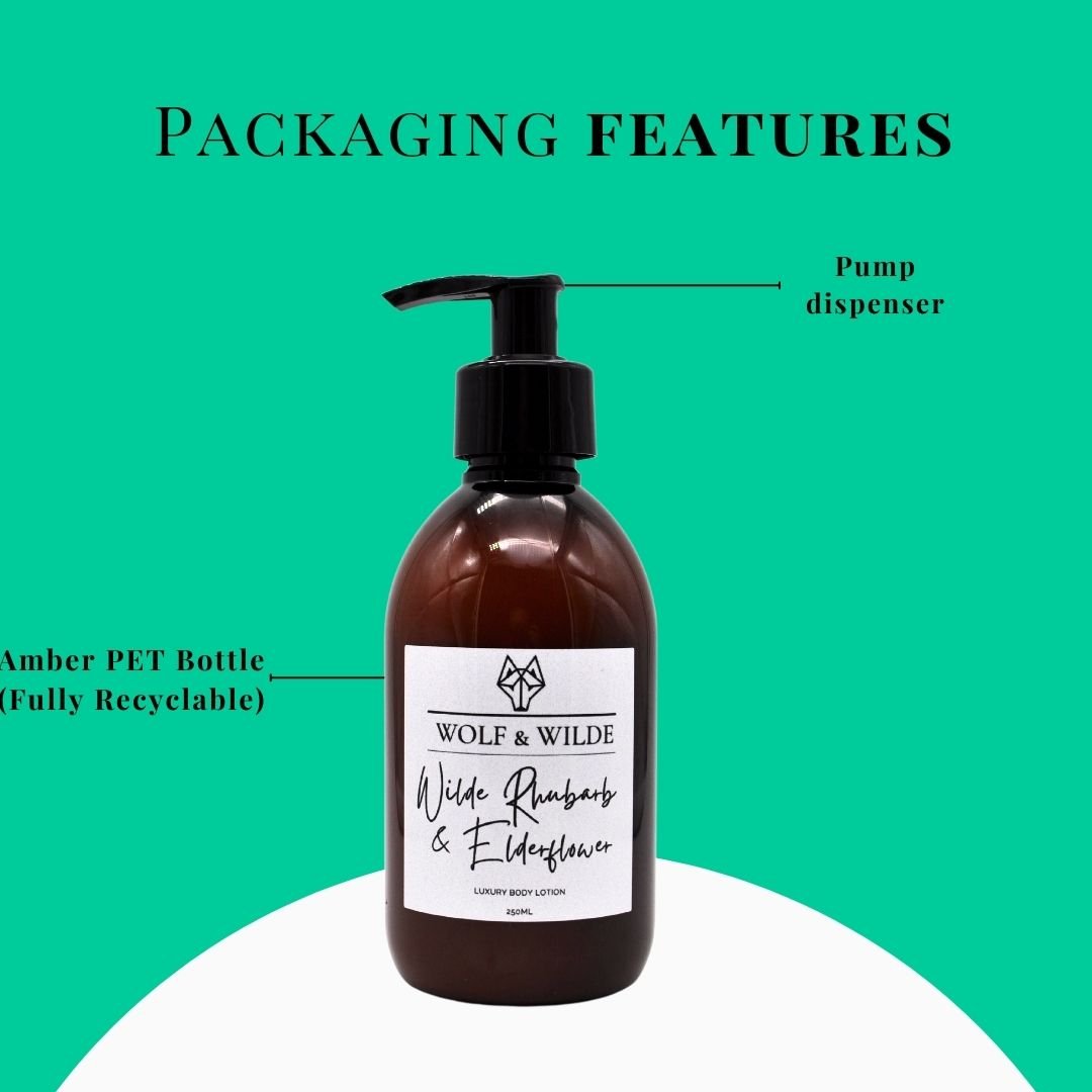 Wilde Rhubarb & Elderflower Luxury Body Lotion 250ML